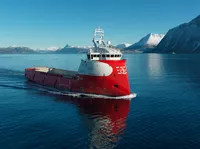The platform supply vessel Rem Hrist of the PX105 design, photo by Fuglefjellet.