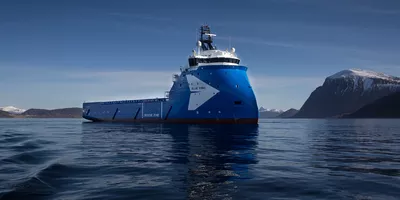 Platform supply vessel Blue King, PX121 design, photo Ulstein