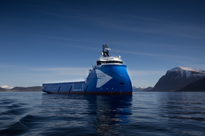 Platform supply vessel Blue King, PX121 design, photo Ulstein