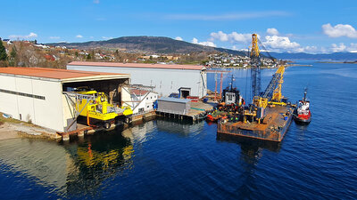 Launch at the Salthammer yard
