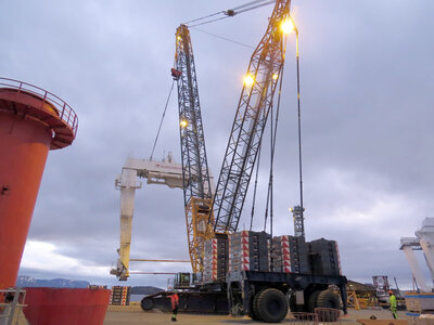 Beltekrana med A-ramma.