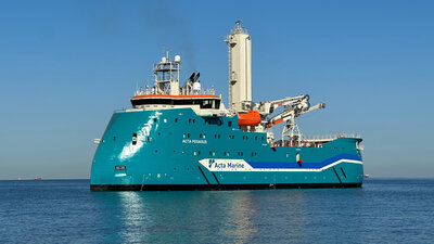 Acta Pegasus on sea trial 2025 ULS 03862 Acta Pegasus sea trial 2025 CR Ulstein