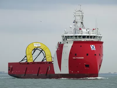 VOS Passion near Vlissingen 31 March 2017