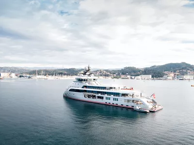 'Olivia O', an ULSTEIN X-BOW Yacht, designed and built for an undisclosed owner.