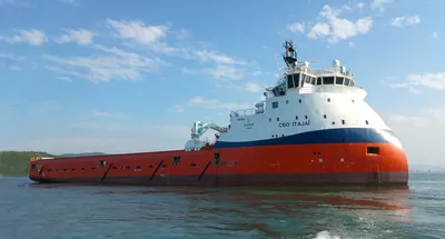 CBO Itajai on sea trials.