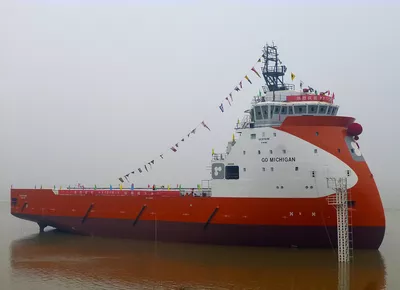 Go Michigan, a PX121 platform supply vessel for Otto Offshore
