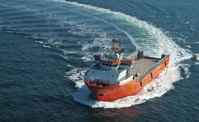 The platform supply vessel Normand Aurora of the P105 design.