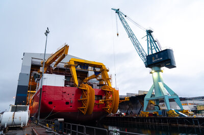 Nexans Electra launch at Ulstein Verft upload Oclin 20251113 A7 R03650 Nexans Electra MARTIN GISKEGJERDE OCLIN