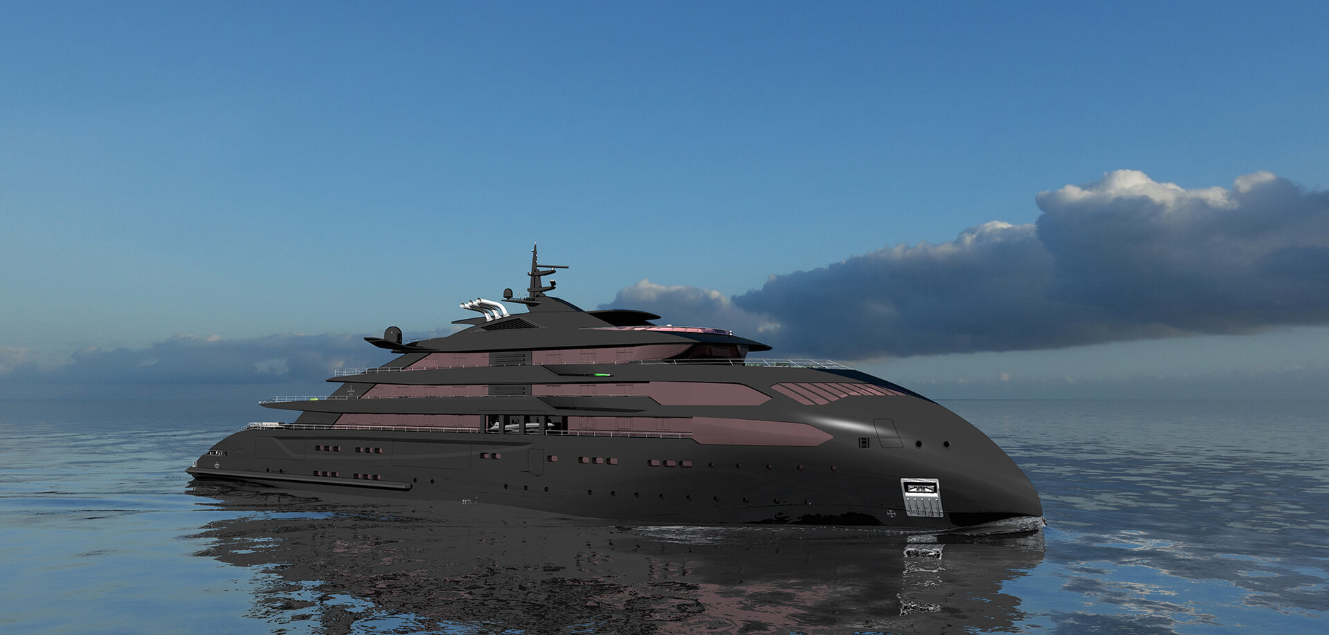 biggest support yacht