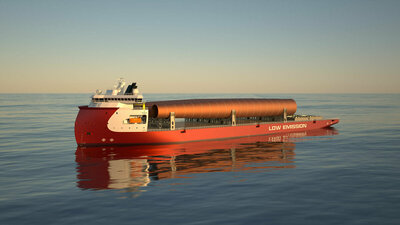 Ulstein HX121 in sunset