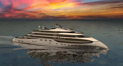 A CX110 yacht design.