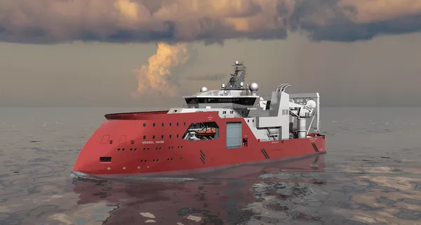 An SX127 Cable Lay Vessel (CLV) design.