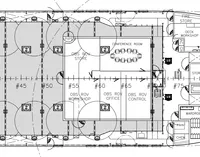 Mezzanine Configuration with ROV facilities.