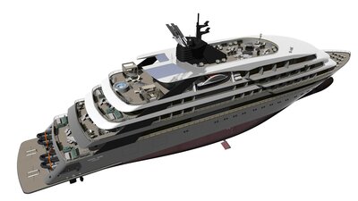 C113 Ulstein Feb18 In Air SB Aft Above