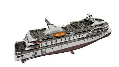 UX103 Ulstein v3 In Air SB Aft Above