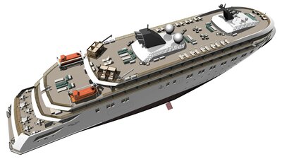 CX108 ULSTEIN In Air SB Aft Above