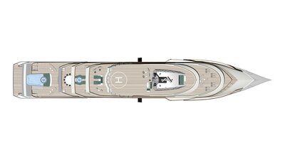 CX110 110m Yacht In Air ISO Top