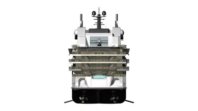 CX111 Ulstein Oct17 In Air ISO Aft