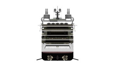 CX115 Ulstein Oct18 In Air Plan View AFT