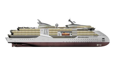 CX115 Ulstein Oct18 In Air Plan View SB Side