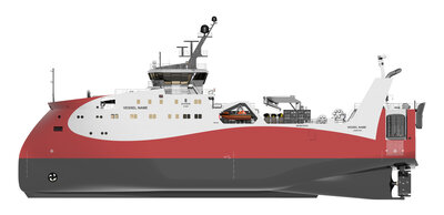 FX101 Ulstein Jan22 In Air Plan View PS Side