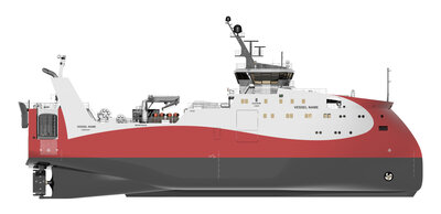 FX101 Ulstein Jan22 In Air Plan View SB Side