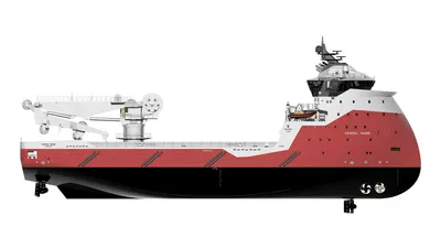 PX120 Ulstein Nov24 w Crane In Air Planview SB Side