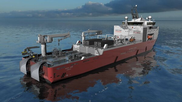 SX121 ULSTEIN CLV June23 Sea SB Aft Low 2880