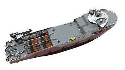 SX238 Ulstein July24 In Air SB Aft Above web