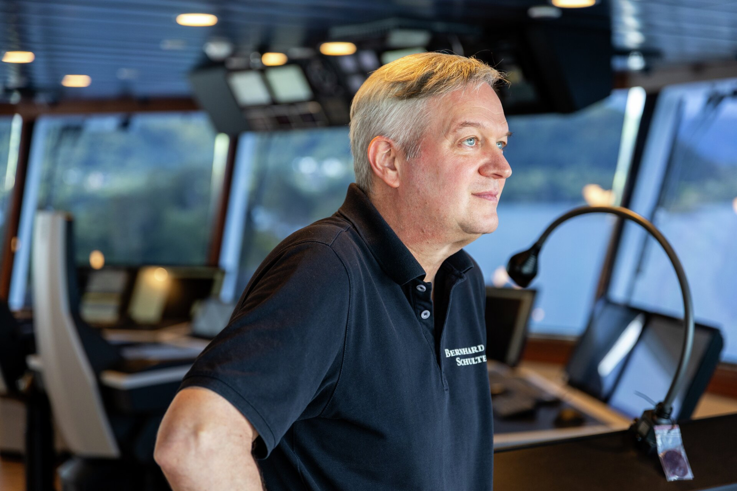 Bernhard Schulte Offshore-kaptein Rainer Mueller