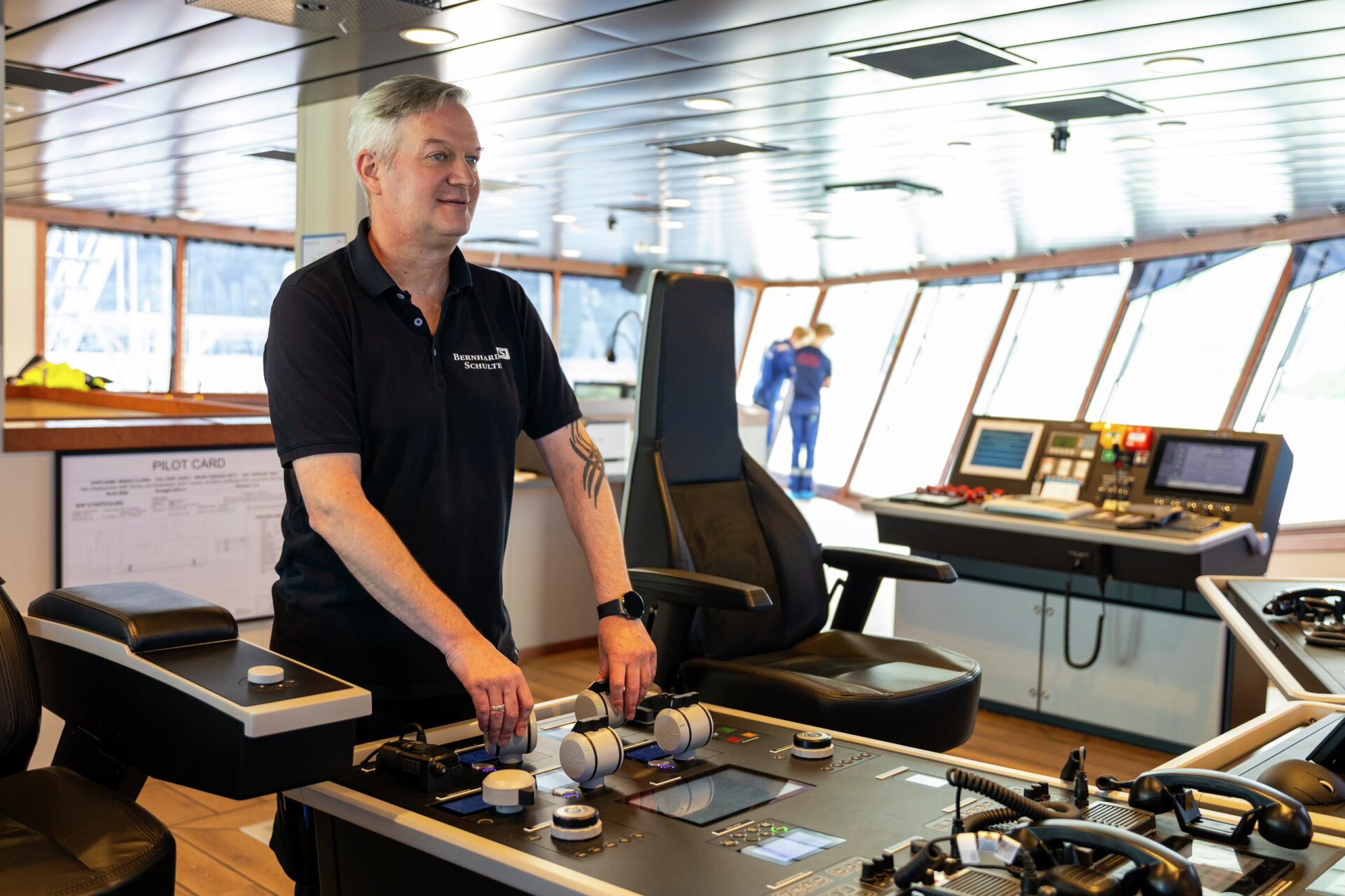 Bernhard Schulte Offshore-kaptein Rainer Mueller
