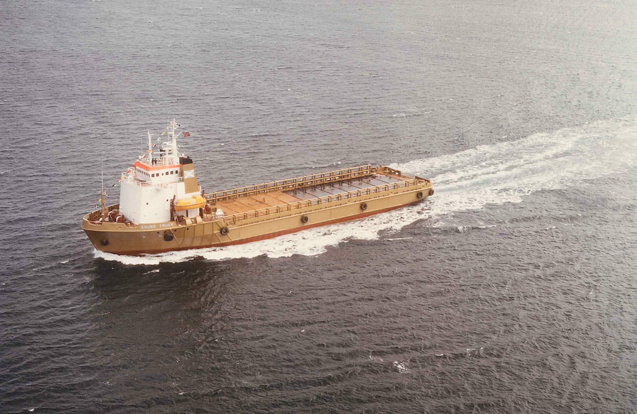 Supply and pipe transport vessel built at Ulstein Hatlø AS, dept. Hatlø