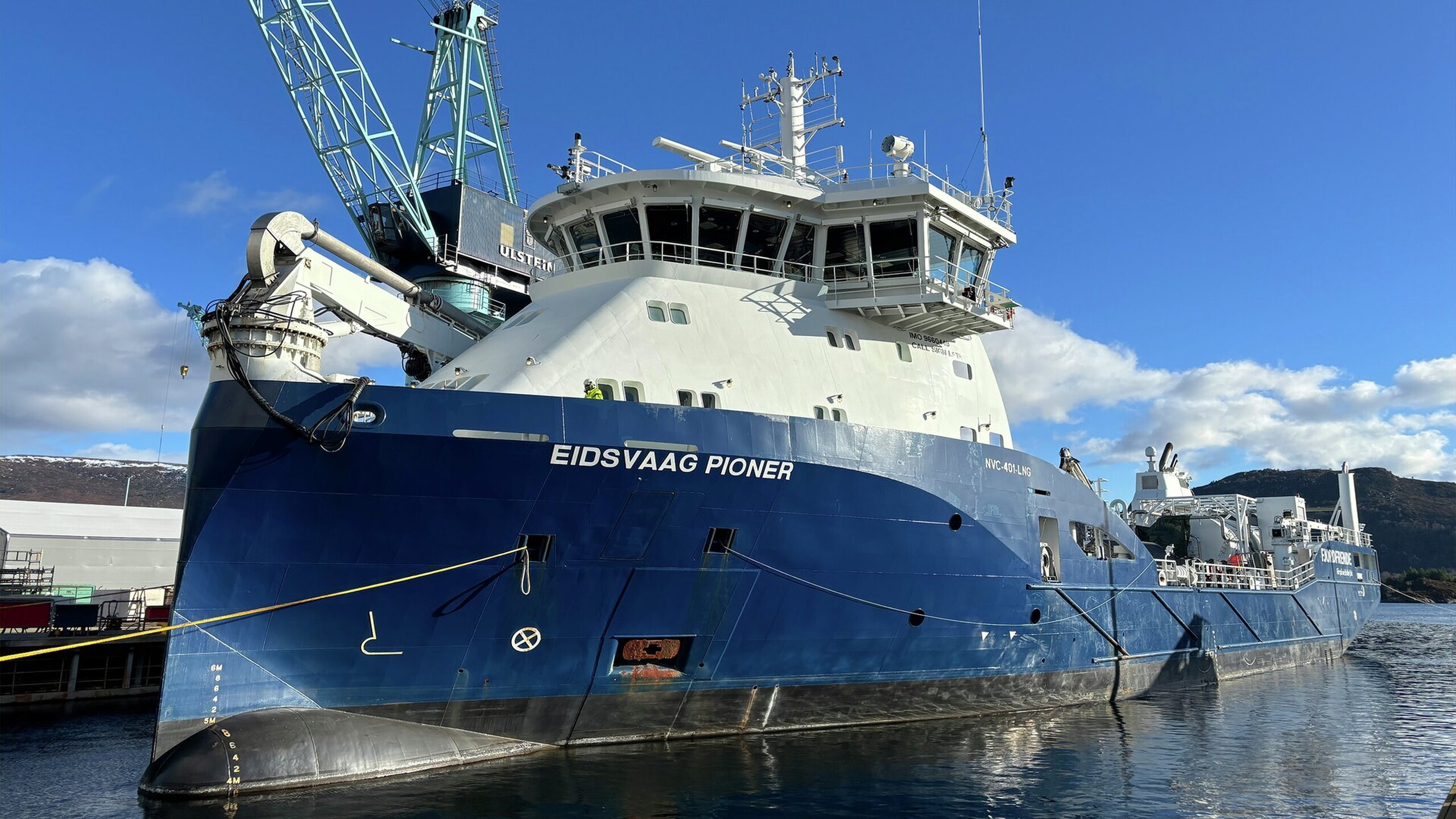 Ulstein Verft convert the feed carrier Eidsvaag Pioner