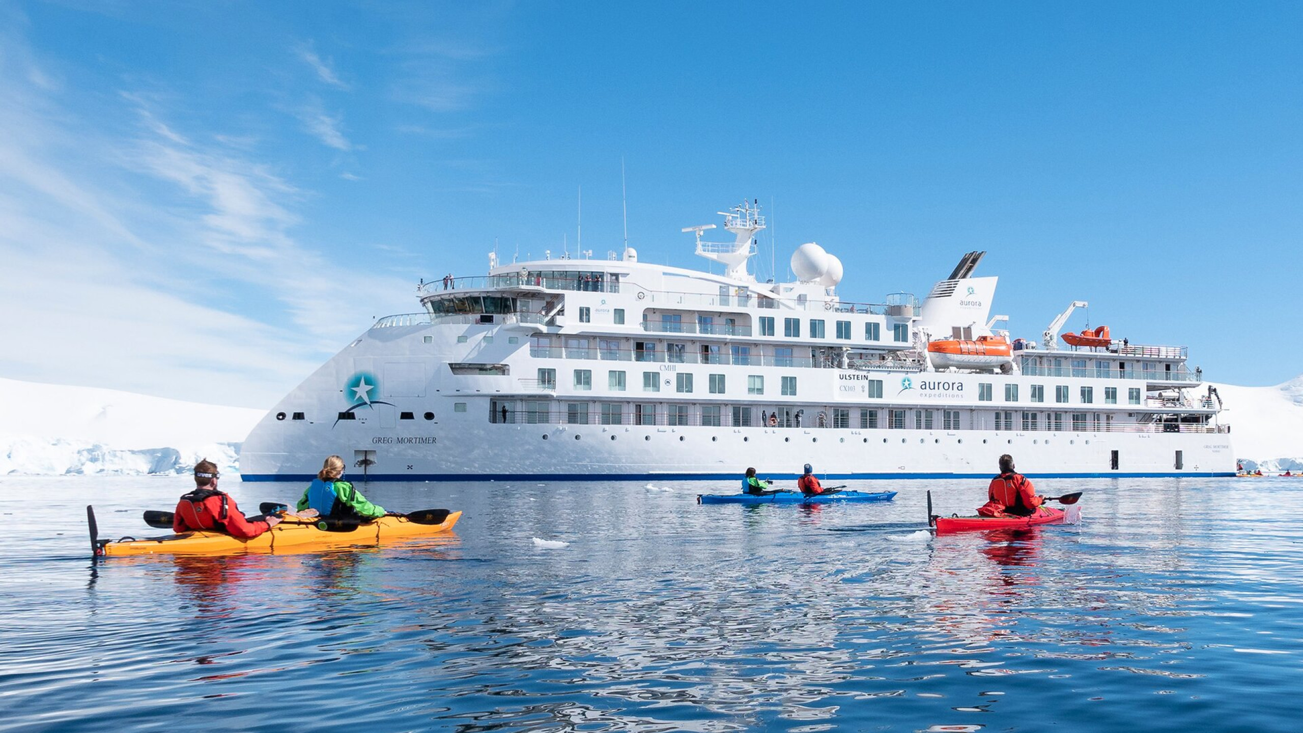 Cruise ship Greg Mortimer