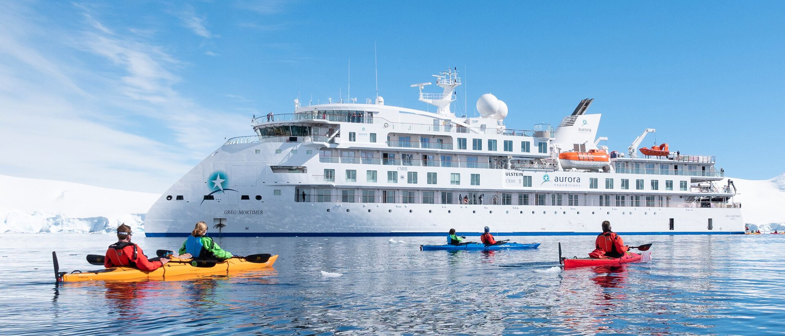 Cruise ship Greg Mortimer