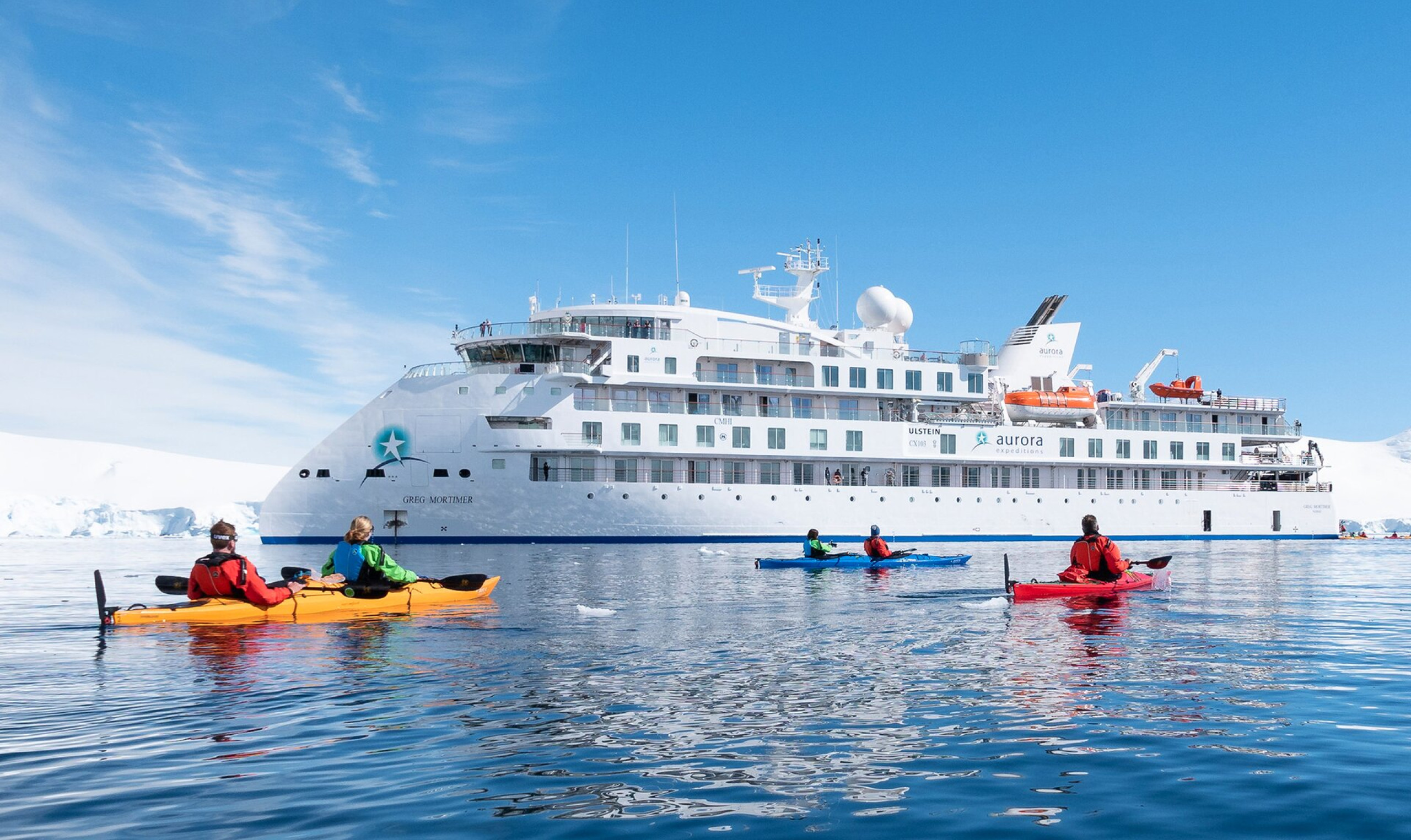 Cruise ship Greg Mortimer