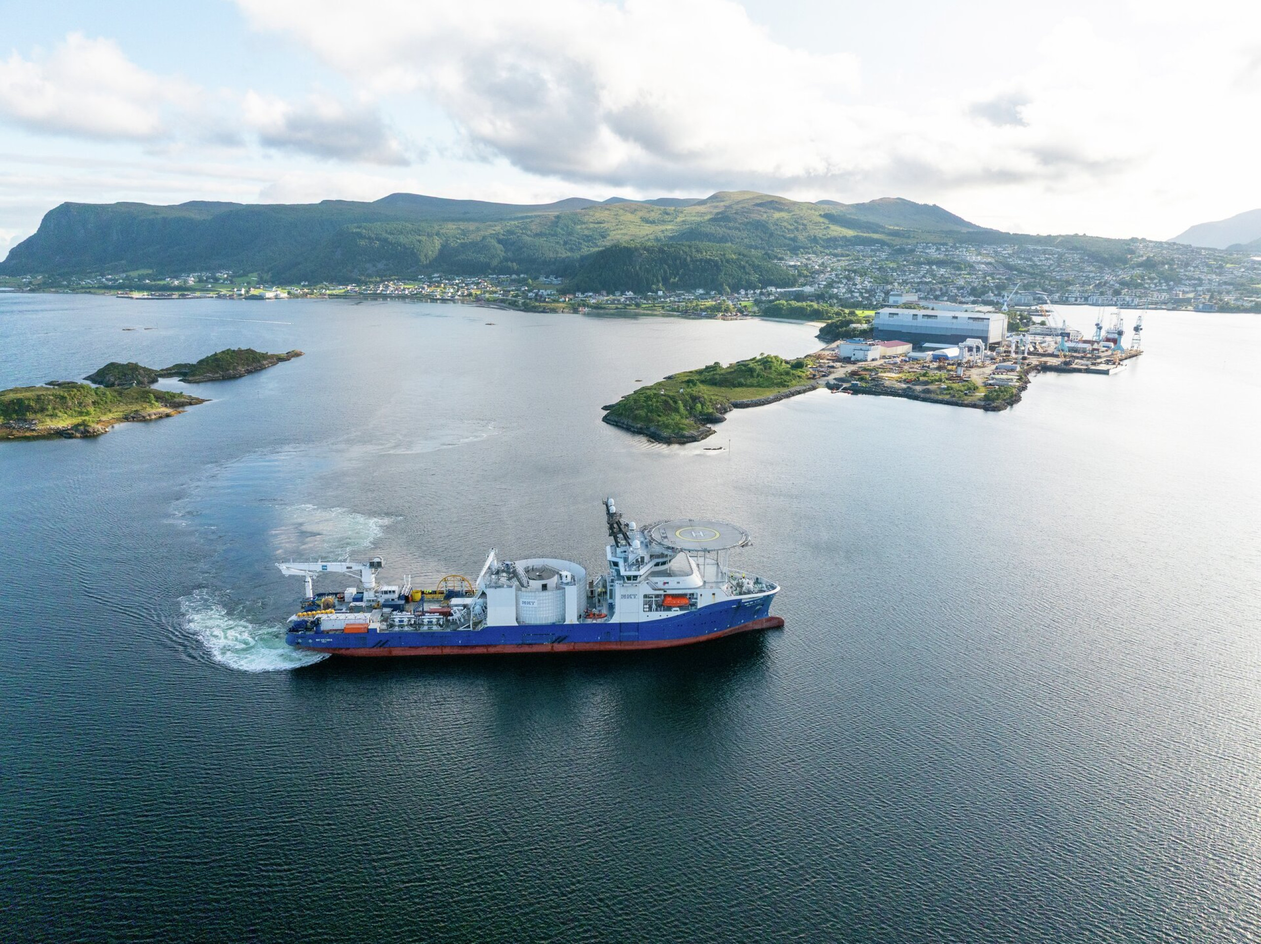 NKT Victoria at Ulstein Verft for upgrade and class… | Ulstein Group