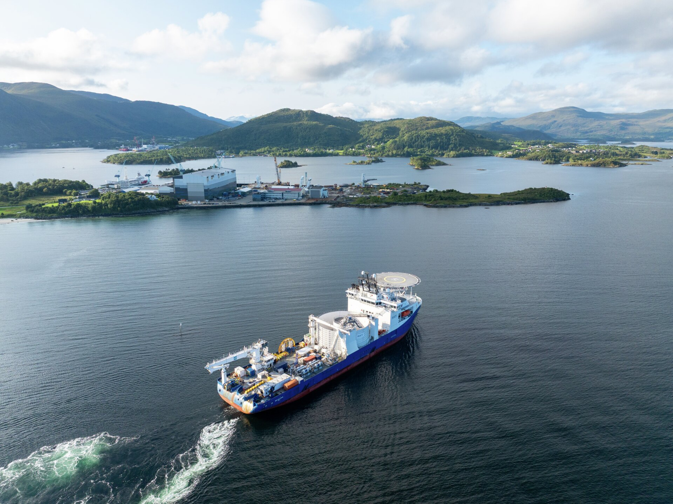 NKT Victoria at Ulstein Verft for upgrade and class… | Ulstein Group