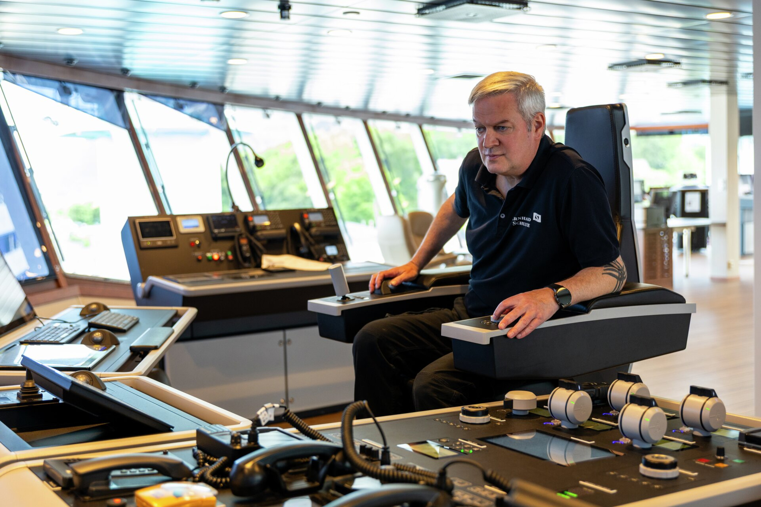 Bernhard Schulte Offshore-kaptein Rainer Mueller