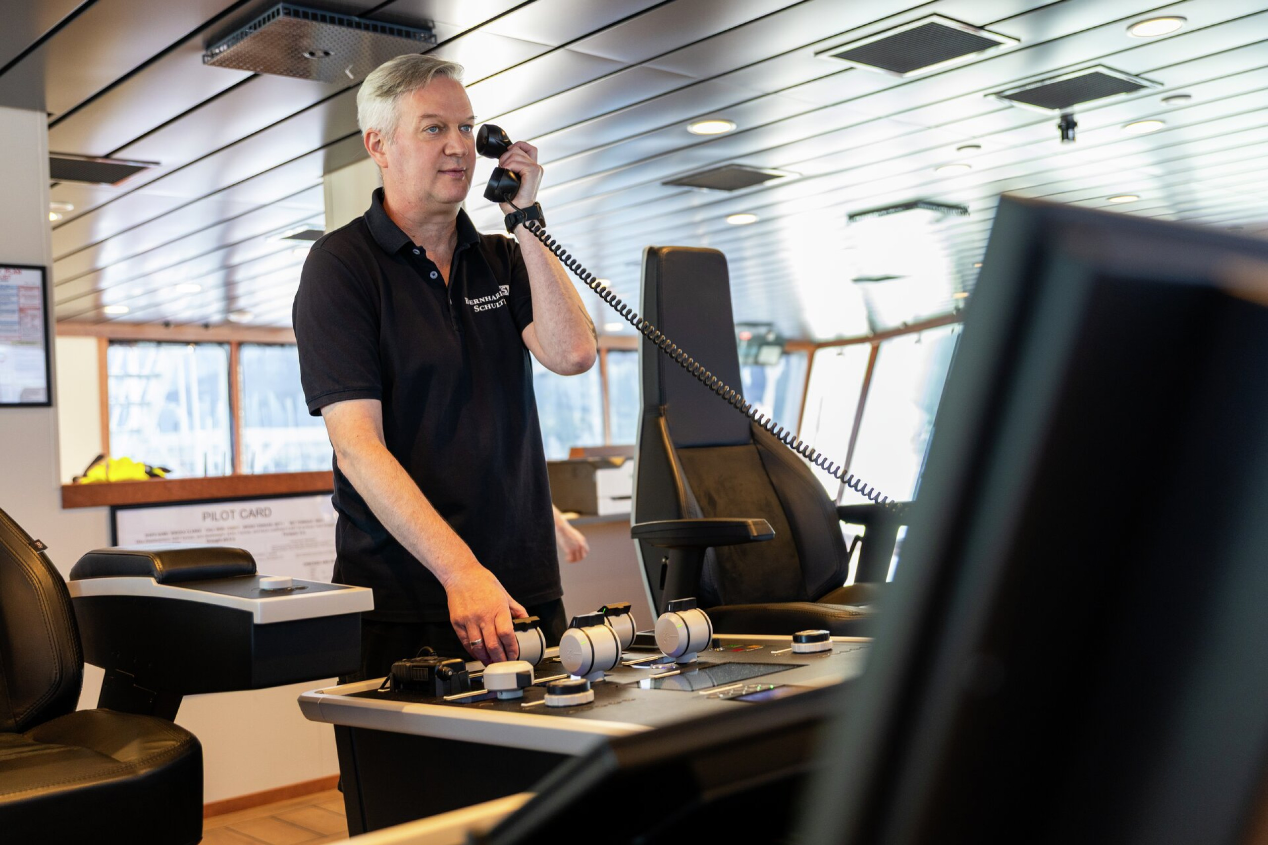 Bernhard Schulte Offshore-kaptein Rainer Mueller