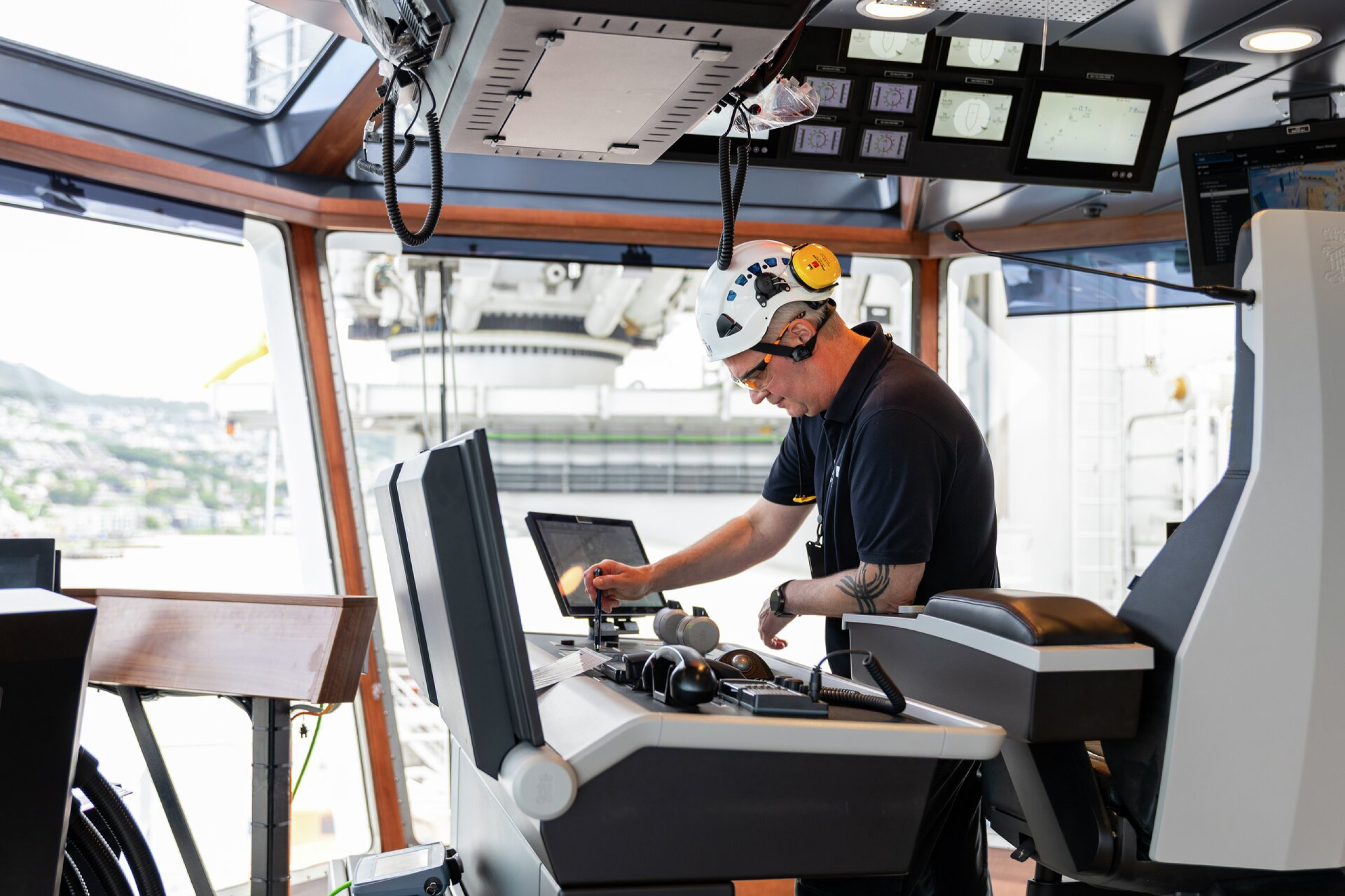 Bernhard Schulte Offshore-kaptein Rainer Mueller