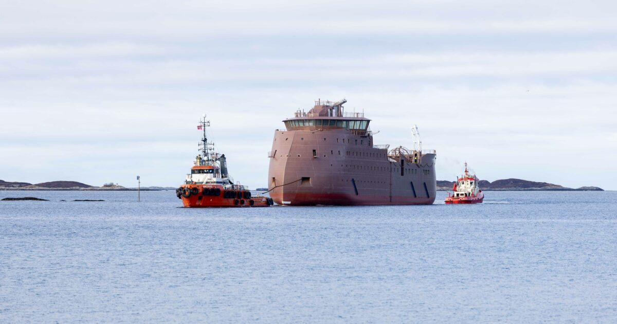 Neste TWIN X-STERN-skip: Bygginga av vindskip nummer… | Ulstein Group
