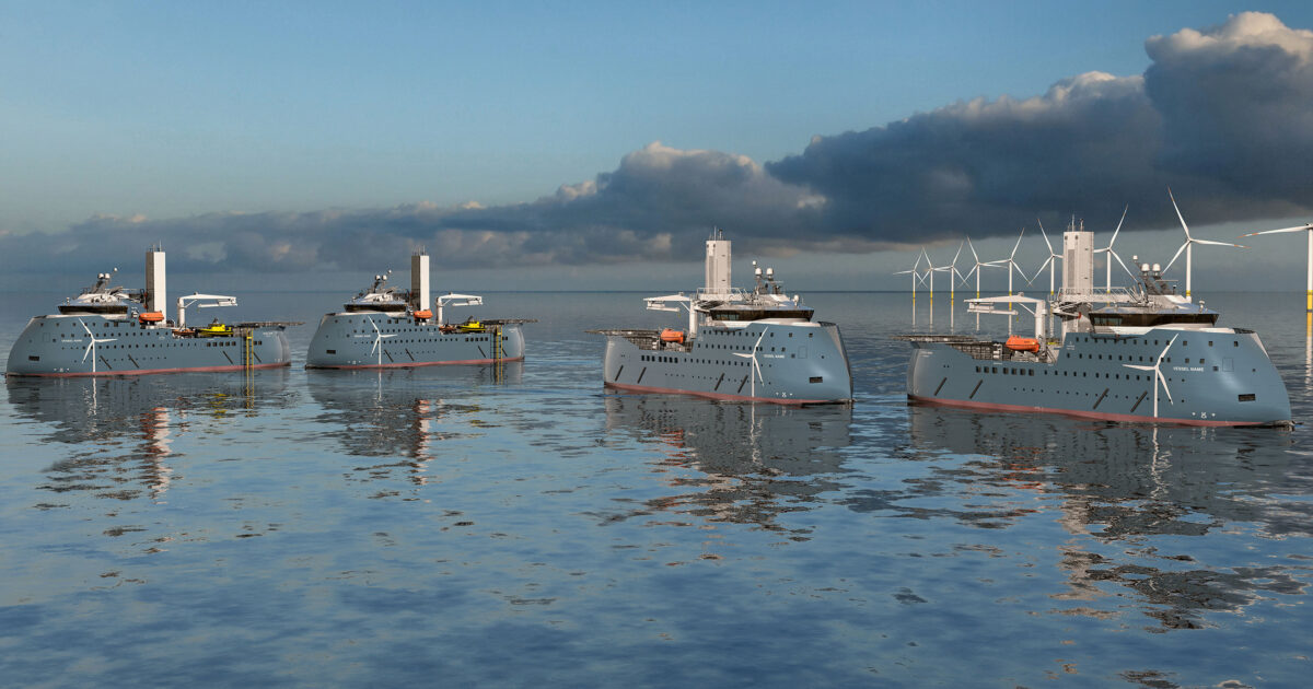 Two offshore wind farm CSOV newbuild contracts with J.P.… | Ulstein
